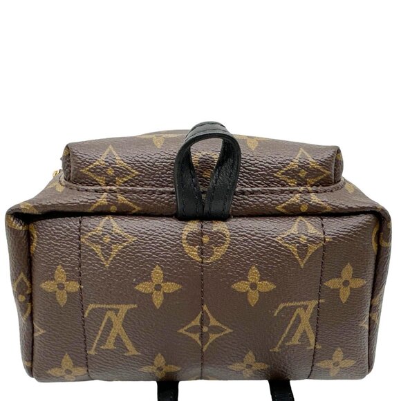 LOUIS VUITTON  Palm Spring Mini Monogram Canvas Backpack Brown - Picture 8 of 11